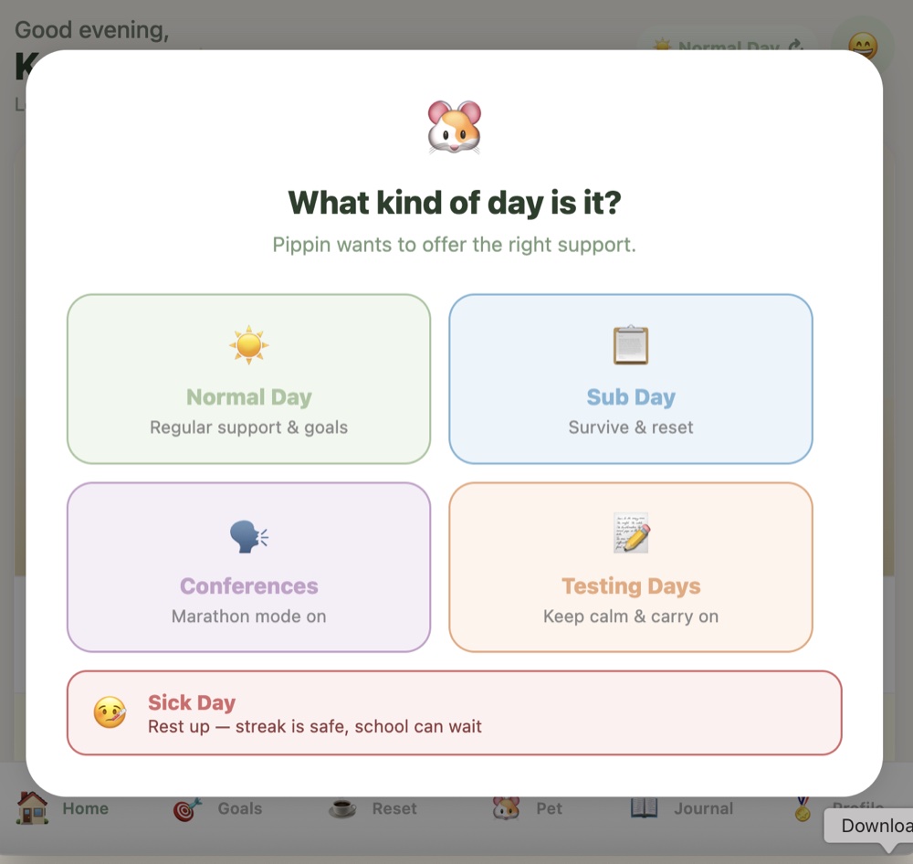 Refill's Pippin: What kind of day is it? Pippin wants to offer the right support.